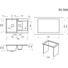 Кухонная мойка GRANULA ESTETICA ES-7808 черный 7808 CHEPHYII