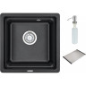 Кухонная мойка GRANULA KS-4501U, черный 4501U CHEPHYII
